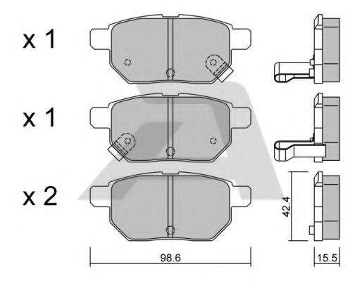 Тормозные колодки AISIN BPTO-2006