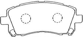 Тормозные колодки AISIN F1N013