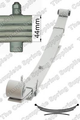 Багатолистова ресора LESJÖFORS 6137203