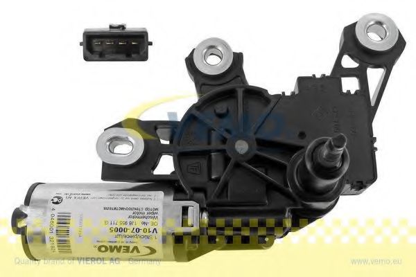 Двигатель стеклоочистителя VEMO V10-07-0005 Q+, original equipment manufacturer quality