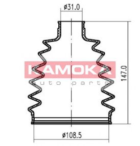 Пыльник ШРУСА KAMOKA 1146508