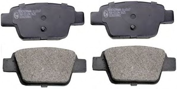 Тормозные колодки DENCKERMANN B110187