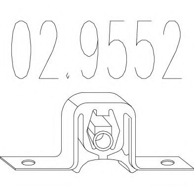 Буфер глушителя MTS 02.9552