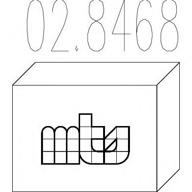 Монтаный комплект глушителя MTS 02.8468