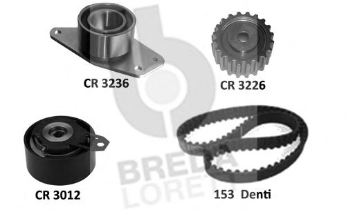 Комплект ремня ГРМ BREDA LORETT KCD0789