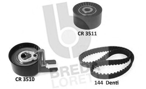 Комплект ременя ГРМ BREDA LORETT KCD0792