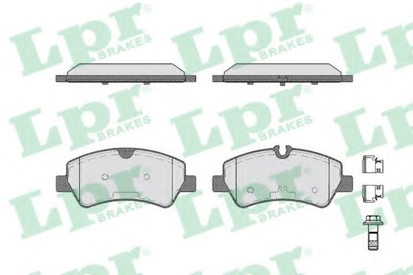 Тормозные колодки LPR 05P1787