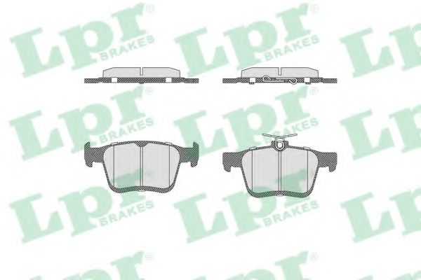 Тормозные колодки LPR 05P1835