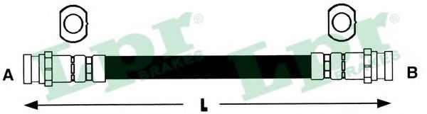 Тормозной шланг LPR 6T47180