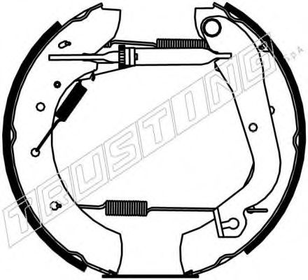 Тормозные колодки TRUSTING 6240 FAST KIT