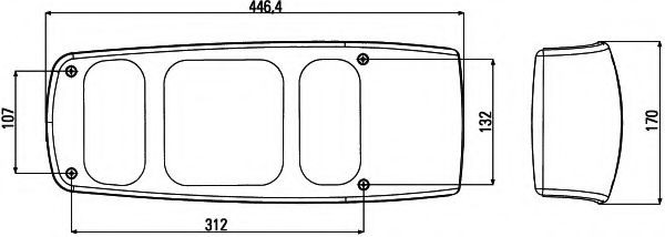 Задний фонарь HELLA 2VA 007 502-111 - Фото 1