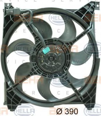 Вентилятор охлаждения HELLA 8EW 351 034-711