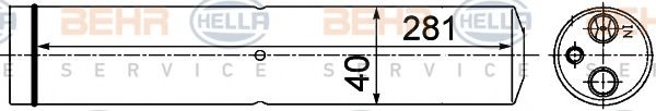 Осушитель кондиционера HELLA 8FT 351 193-541