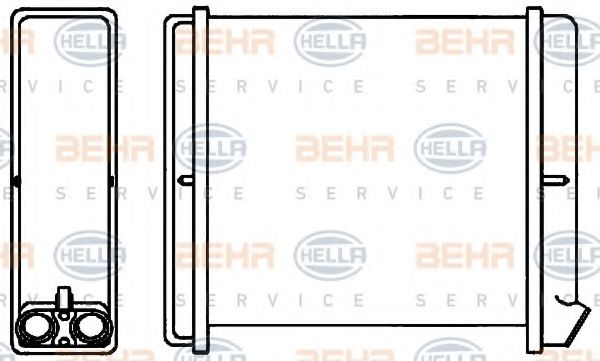 Радіатор опалення HELLA 8FH 351 313-671