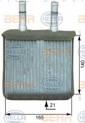 Радіатор опалення HELLA 8FH 351 313-791