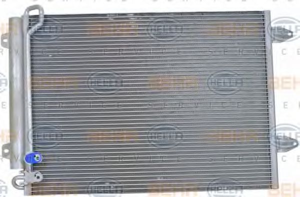 Радиатор кондиционера HELLA 8FC 351 317-544 BEHR HELLA SERVICE Version ALTERNATIVE