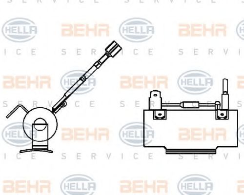 Реостат вентилятора отопителя HELLA 9ML 351 332-021