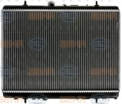 Радіатор, охолодження двигуна HELLA 8MK 376 700-524 - Фото 4