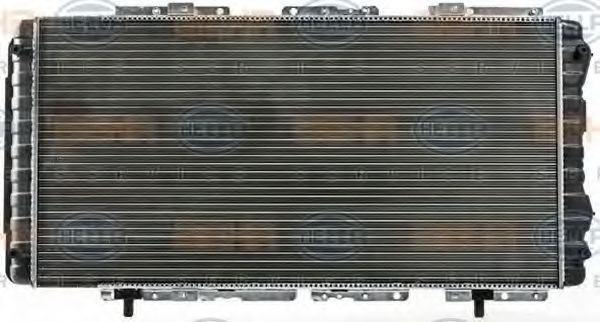 Радіатор, охолодження двигуна HELLA 8MK 376 700-551 - Фото 4