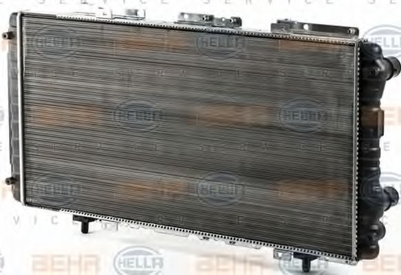 Радіатор, охолодження двигуна HELLA 8MK 376 700-551 - Фото 6
