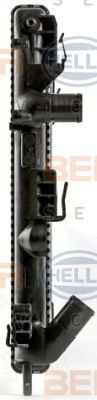 Радіатор, охолодження двигуна HELLA 8MK 376 700-584 - Фото 3