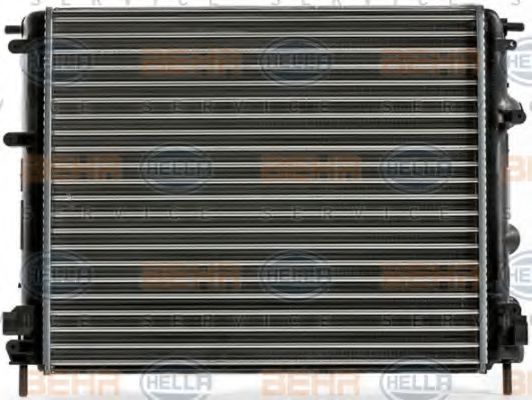 Радіатор, охолодження двигуна HELLA 8MK 376 700-584 - Фото 4