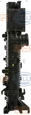 Радиатор, охлаждение двигателя HELLA 8MK 376 700-594 BEHR HELLA SERVICE Version ALTERNATIVE - Фото 3