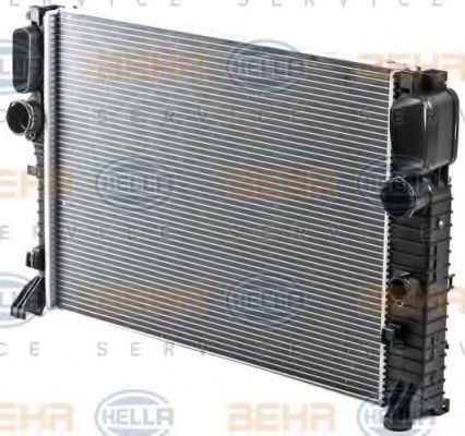 Радиатор, охлаждение двигателя HELLA 8MK 376 700-594 BEHR HELLA SERVICE Version ALTERNATIVE - Фото 6