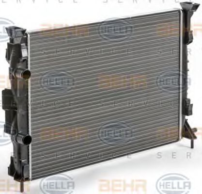 Радіатор, охолодження двигуна HELLA 8MK 376 700-684 - Фото 5