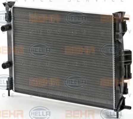 Радіатор, охолодження двигуна HELLA 8MK 376 700-684 - Фото 6
