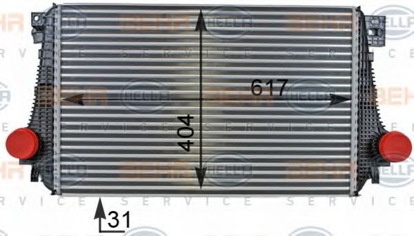Интеркулер HELLA 8ML 376 701-241