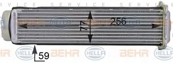 Интеркулер HELLA 8ML 376 701-291