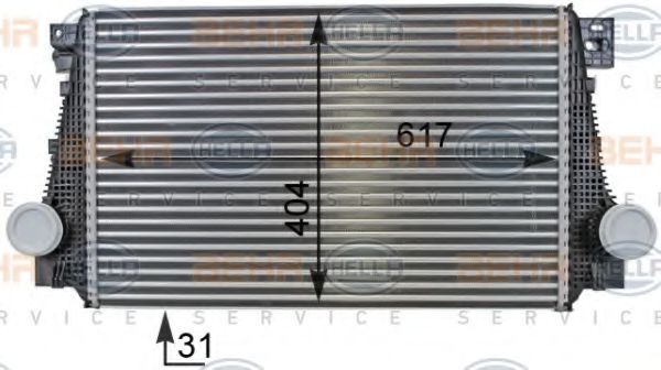 Интеркулер HELLA 8ML 376 701-321