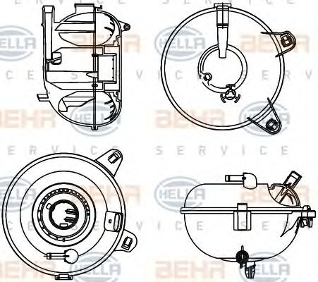 Расширительный бачок HELLA 8MA 376 702-464