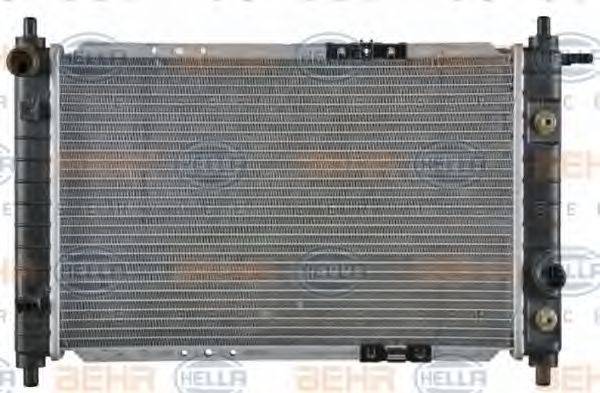 Радиатор, охлаждение двигателя HELLA 8MK 376 704-761 BEHR HELLA SERVICE - Фото 1