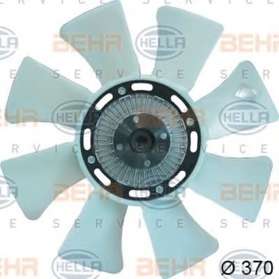 Вентилятор охлаждения HELLA 8MV 376 734-241 BEHR HELLA SERVICE