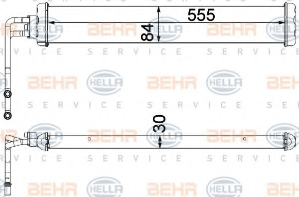 Масляный радиатор, автоматическая коробка передач HELLA 8MO 376 750-771