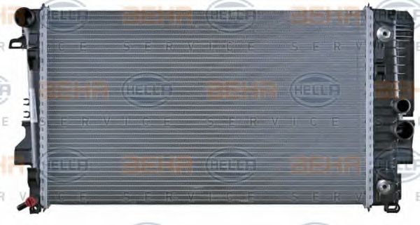 Радиатор, охлаждение двигателя HELLA 8MK 376 756-134 BEHR HELLA SERVICE Version ALTERNATIVE - Фото 1