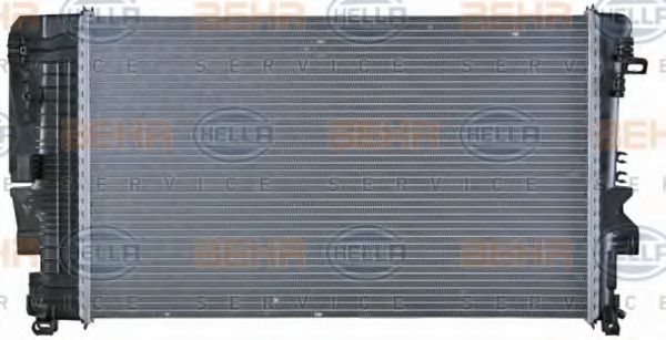 Радиатор, охлаждение двигателя HELLA 8MK 376 756-134 BEHR HELLA SERVICE Version ALTERNATIVE - Фото 4