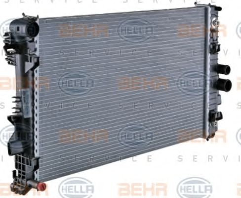 Радиатор, охлаждение двигателя HELLA 8MK 376 756-134 BEHR HELLA SERVICE Version ALTERNATIVE - Фото 5