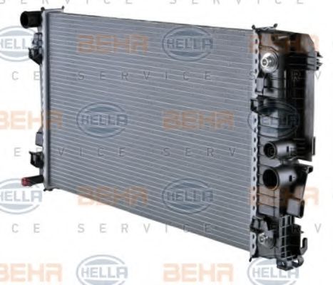Радиатор, охлаждение двигателя HELLA 8MK 376 756-134 BEHR HELLA SERVICE Version ALTERNATIVE - Фото 6