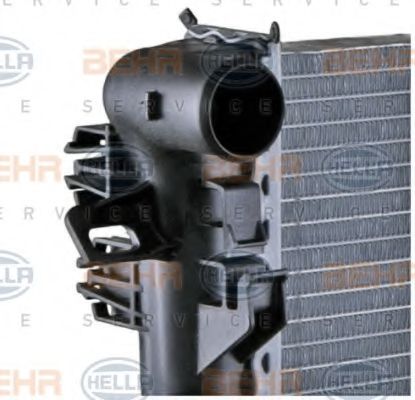 Радиатор, охлаждение двигателя HELLA 8MK 376 756-134 BEHR HELLA SERVICE Version ALTERNATIVE - Фото 7