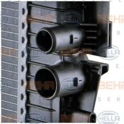 Радиатор, охлаждение двигателя HELLA 8MK 376 756-134 BEHR HELLA SERVICE Version ALTERNATIVE - Фото 8
