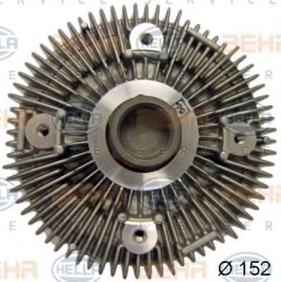 Вязкостная муфта вентилятора охлаждения HELLA 8MV 376 757-651 BEHR HELLA SERVICE
