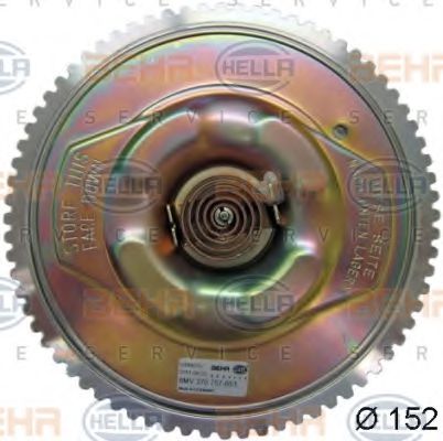 Вязкостная муфта вентилятора охолодження HELLA 8MV 376 757-651 - Фото 1