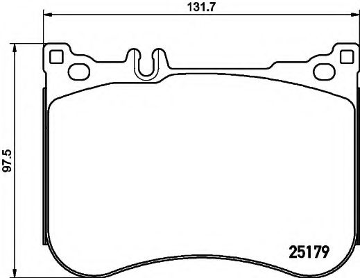 Тормозные колодки HELLA 8DB 355 021-211