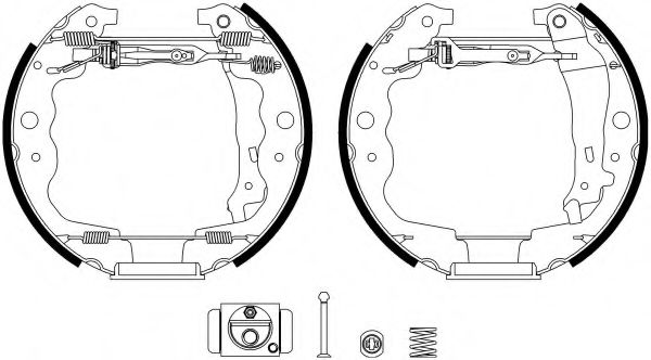 Тормозные колодки HELLA 8DB 355 022-871