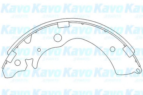 Тормозные колодки KAVO KBS-2901