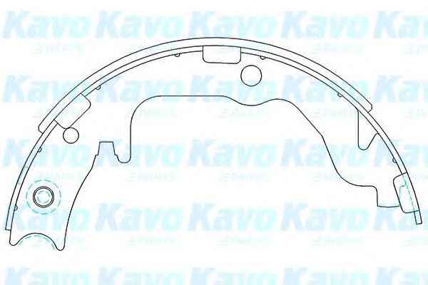 Тормозные колодки KAVO KBS-6403