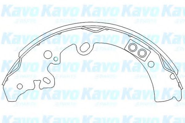 Тормозные колодки KAVO KBS-9913